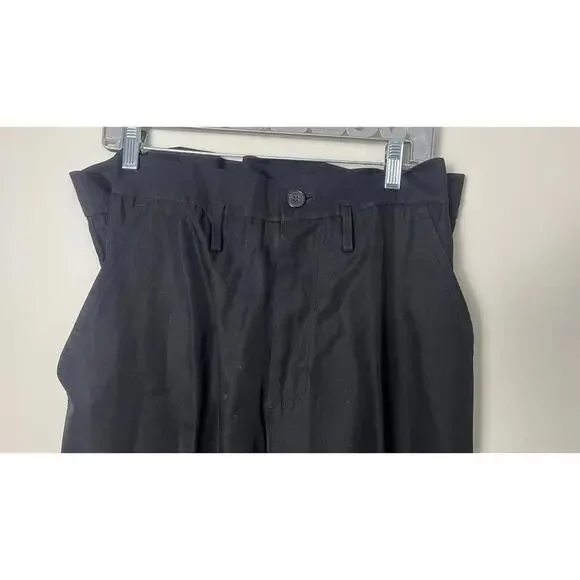 MARGIELA WHITE LABEL WIDE LEG PAPER BAG WAIST PANTS - Picture 2 of 14